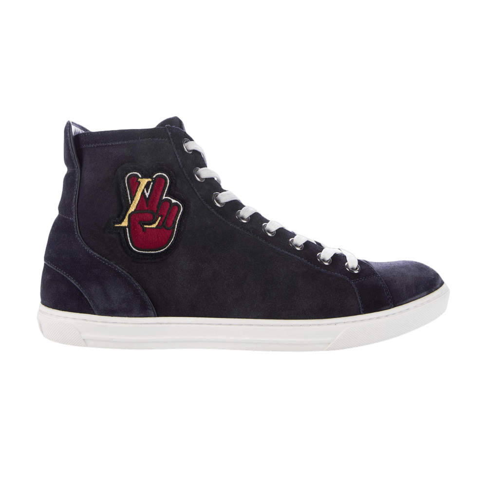 Louis Vuitton Suede High 'Peace Sign'