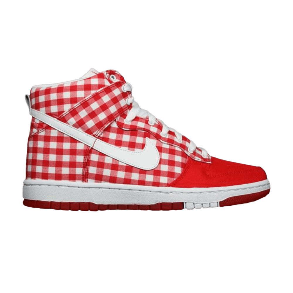 Wmns Dunk High Skinny 'Red Plaid'