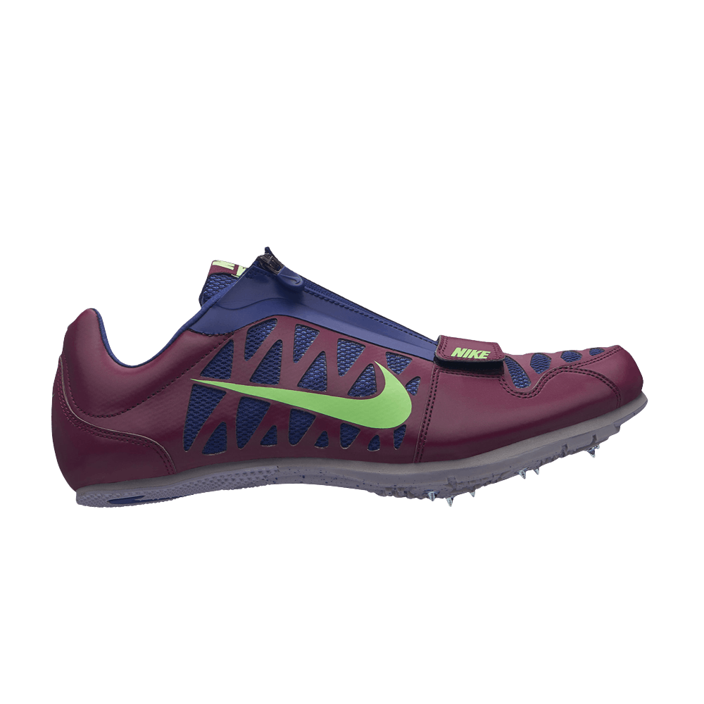 Zoom Long Jump 4 'Bordeaux Lime Blast'