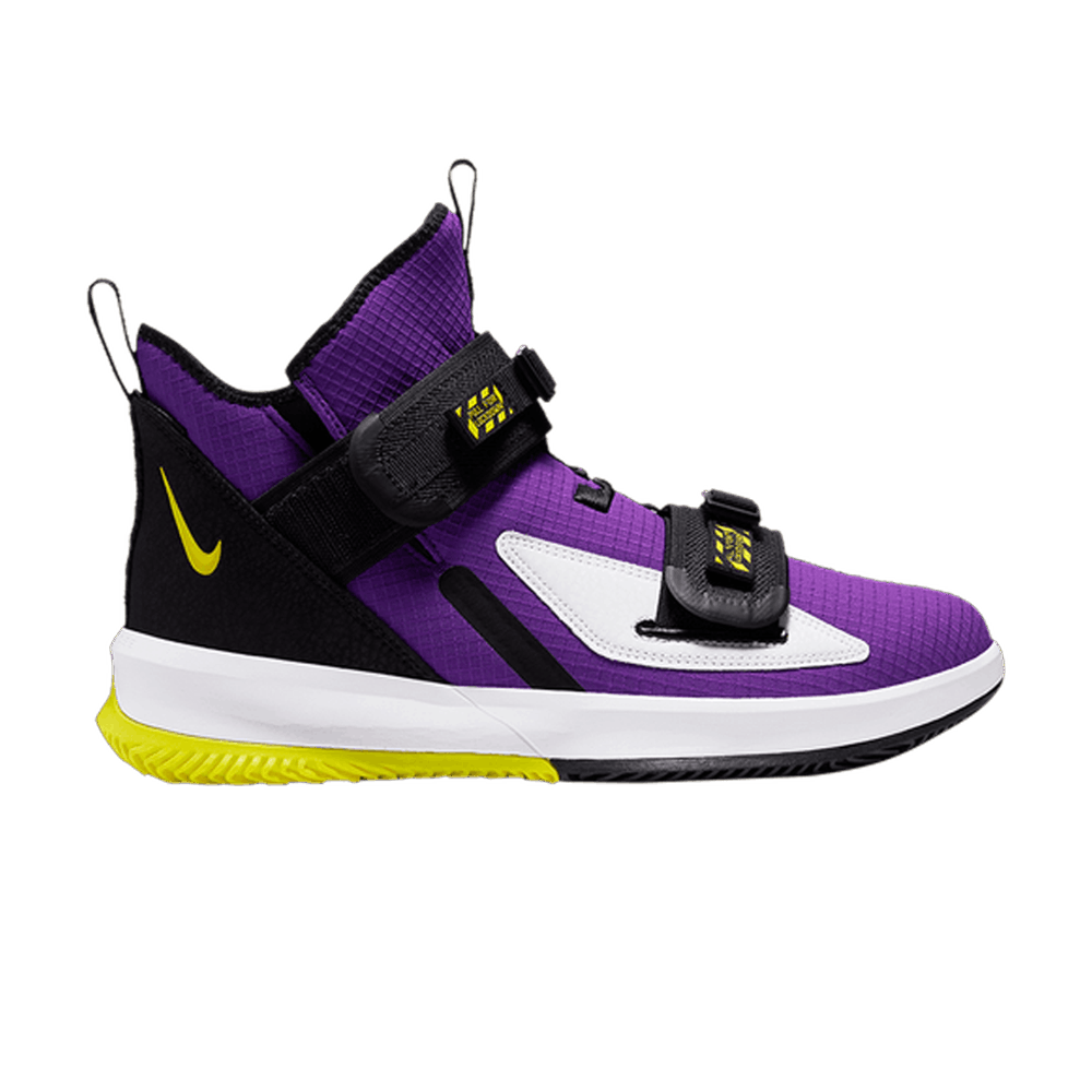 LeBron Soldier 13 FlyEase 4E Wide 'Lakers'