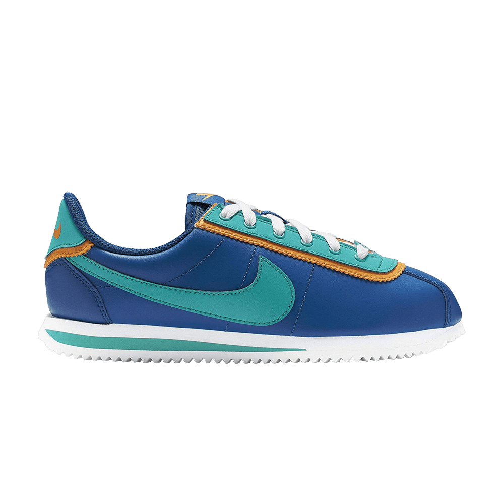 Cortez Basic Leather DBL GS 'Indigo Force Teal'