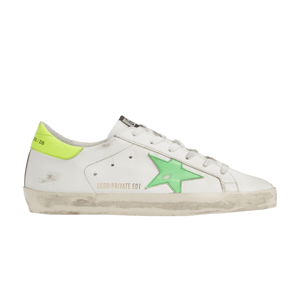 Golden Goose Superstar Low 'White Green Yellow'