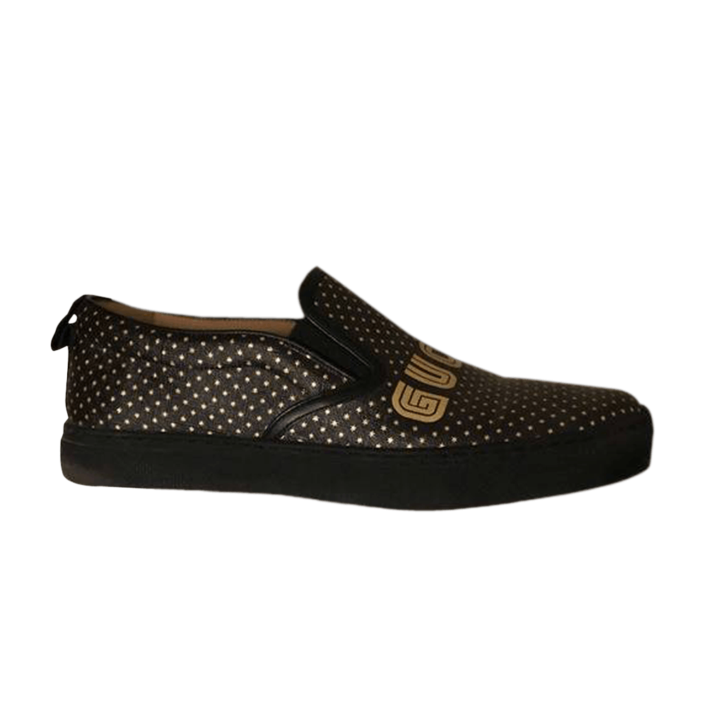 Gucci GG Supreme Slip-On 'Guccy Print - Black'