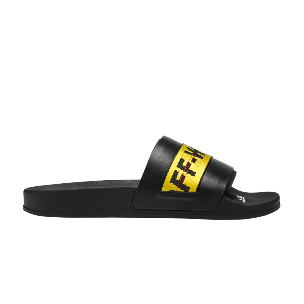 Off-White Sliders 'Black Yellow'