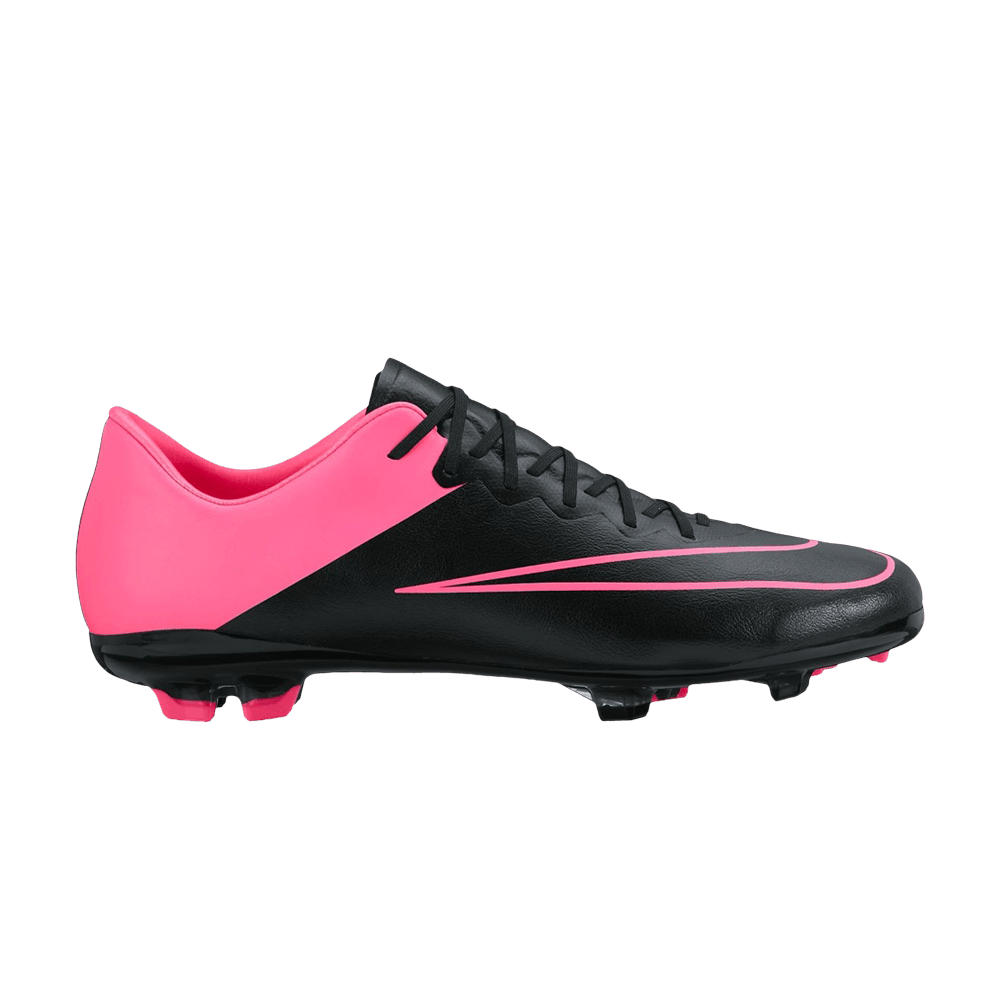 Mercurial Vapor X FG GS 'Black Hyper Pink'