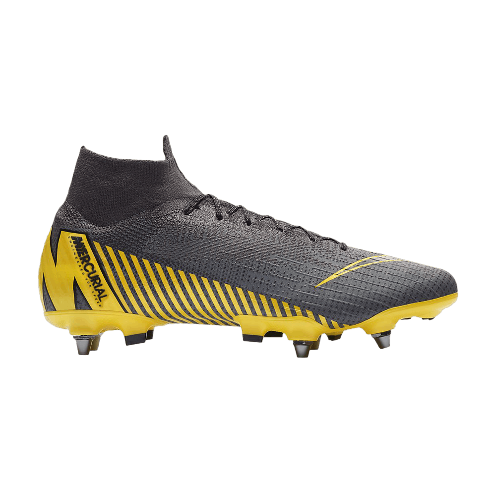 Mercurial Superfly 6 Elite SG Pro 'Grey Varsity Maize'