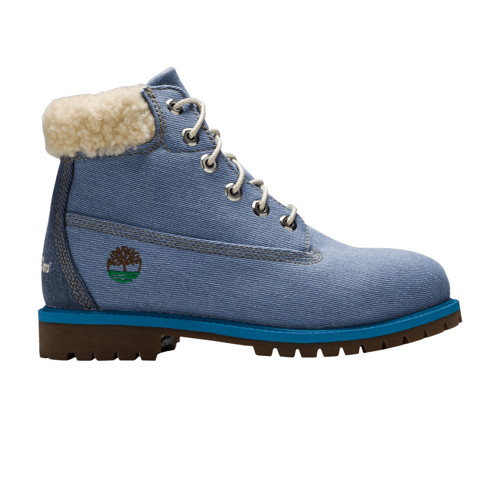 Just Don x 6 Inch Fabric Boot Junior 'Blue'