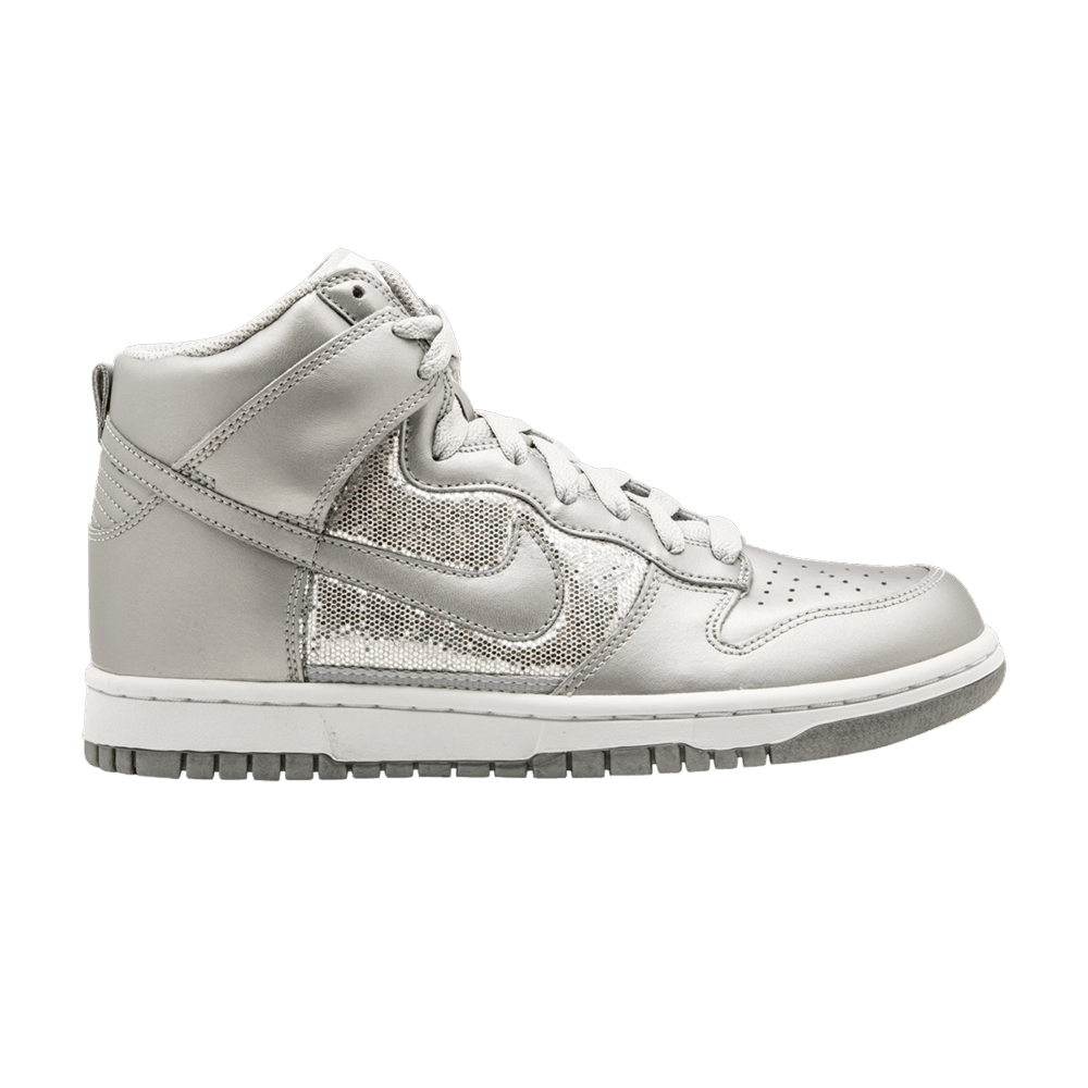 Wmns Dunk High 'Metallic Silver'