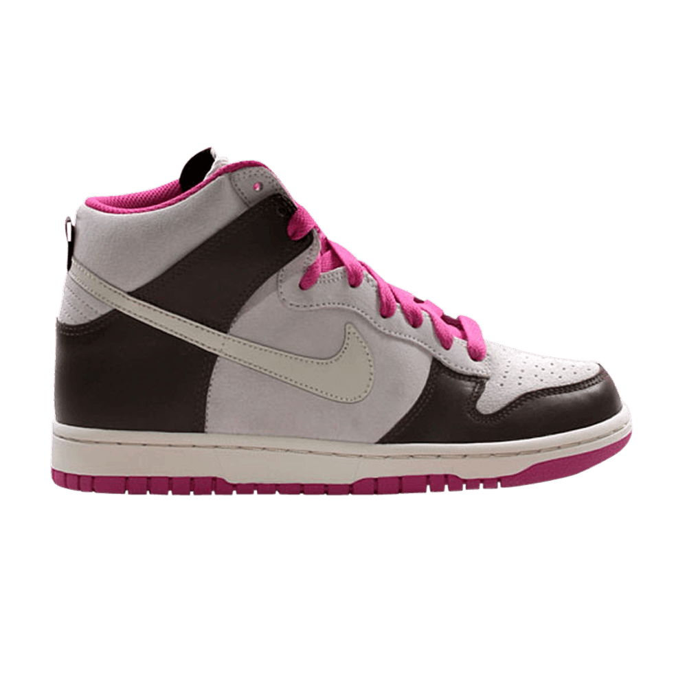 Wmns Dunk High 'White Chocolate Pink'