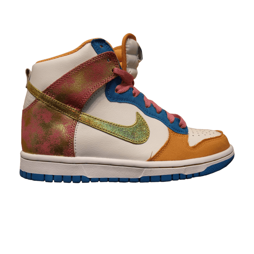 Wmns Dunk High 6.0 'Swan Metallic Gold'