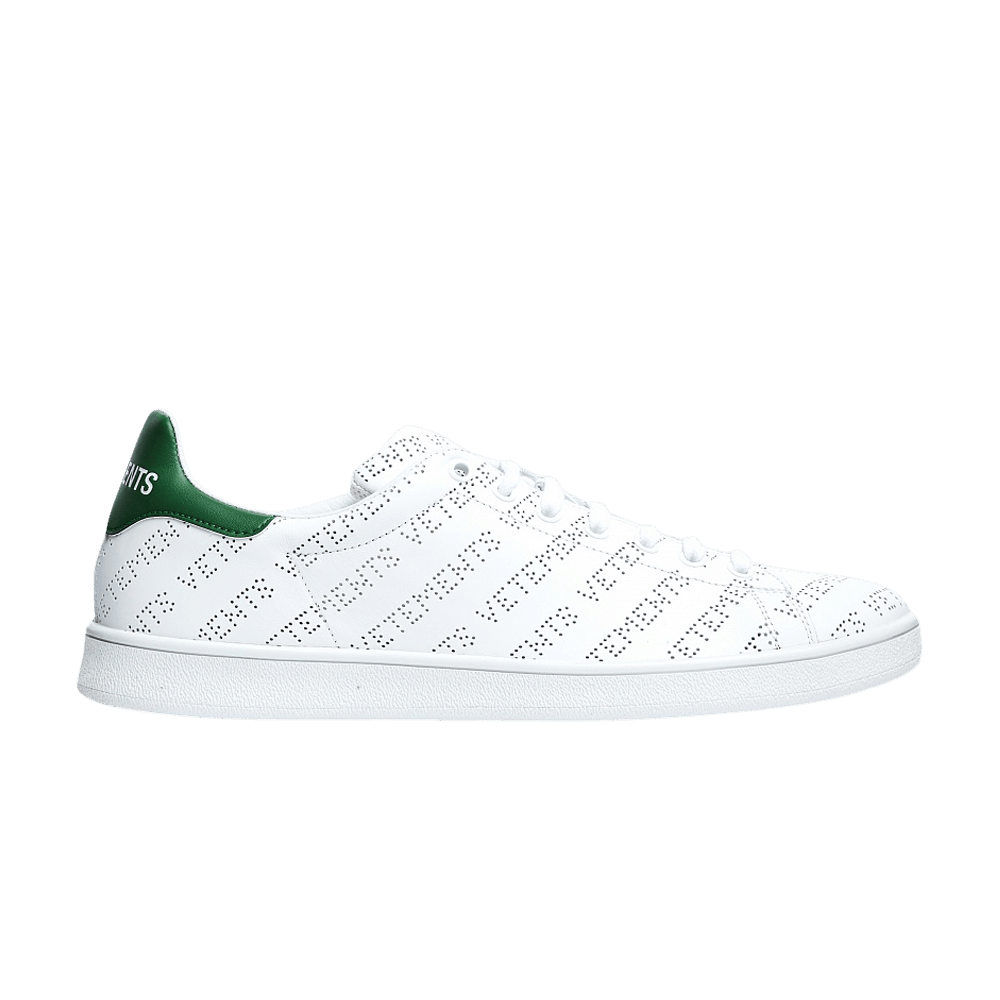 Vetements Perforated Logo Sneaker 'White Green'