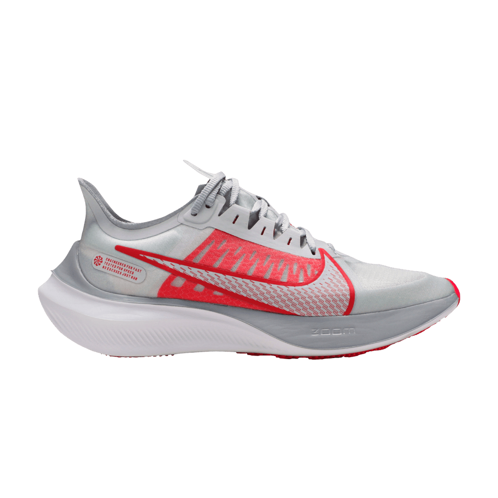 Wmns Zoom Gravity 'Pure Platinum Red Orbit'