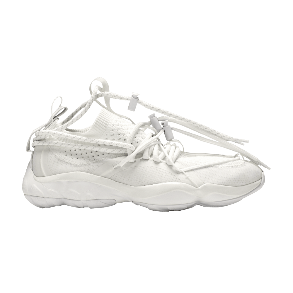 Reebok Pyer Moss X Dmx Run Fusion Experiment Skull Grey In White Modesens