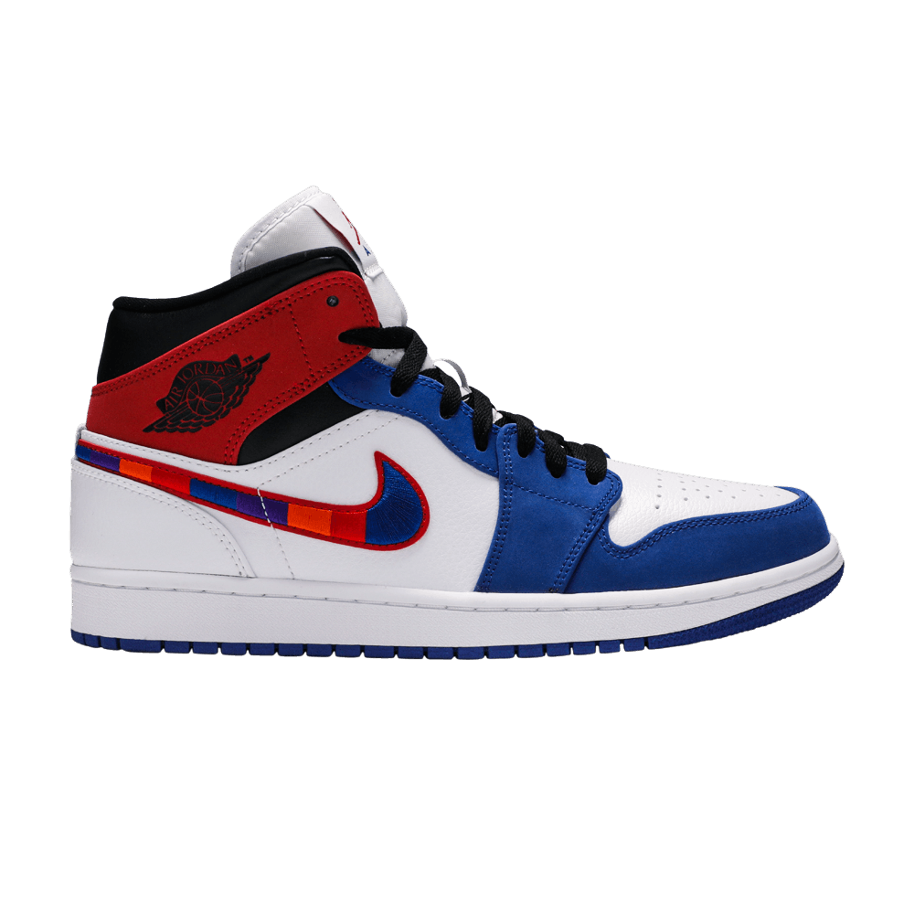 Air Jordan 1 Mid 'Multicolored Swoosh'