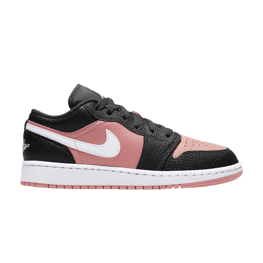 Pre-owned Air Jordan 1 Low Gs 'pink Quartz'
