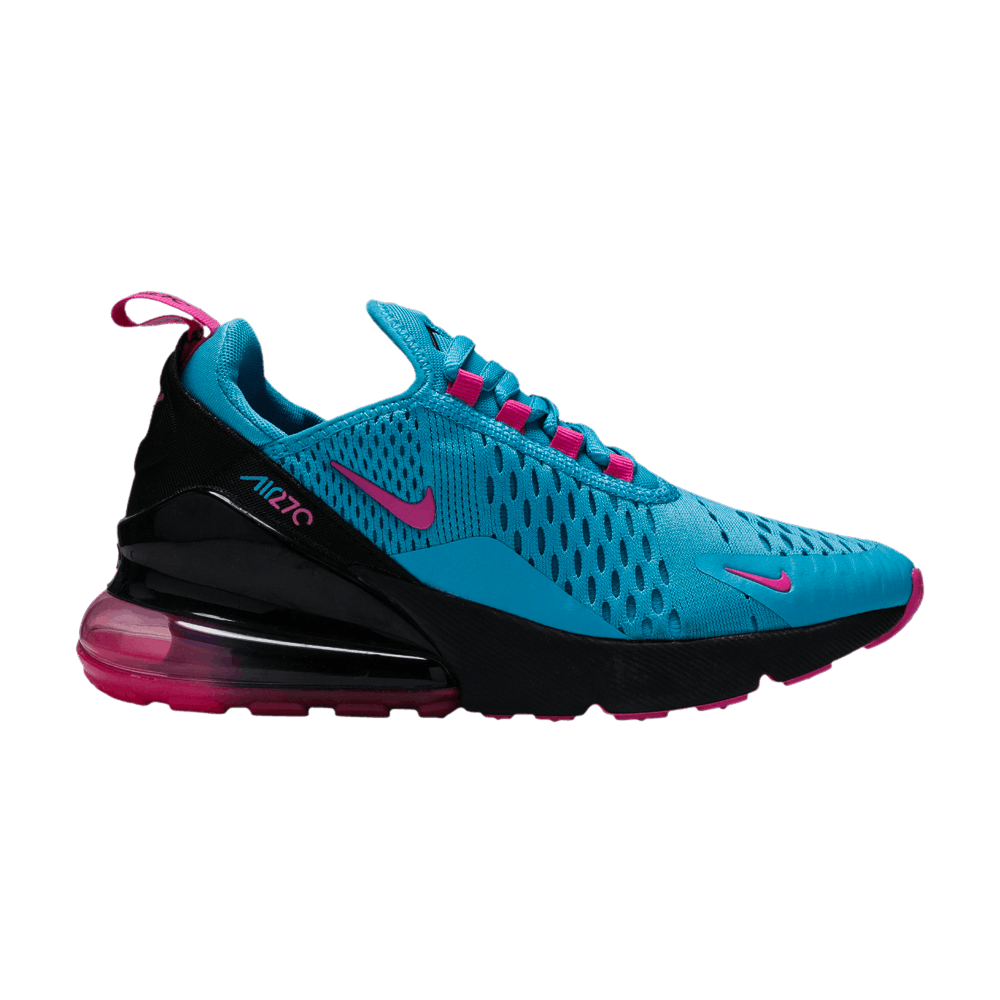 Air Max 270 GS 'Light Blue Fury Fuchsia '