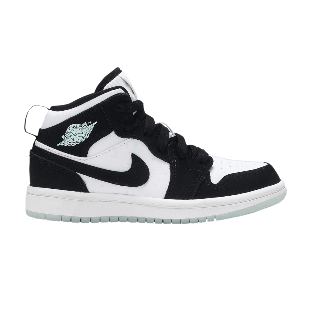 Air Jordan 1 Mid SE PS 'Glow in the Dark Panda'