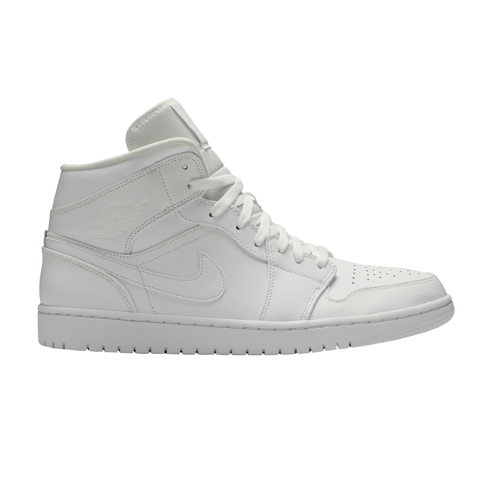 Air Jordan 1 Mid 'Triple White'