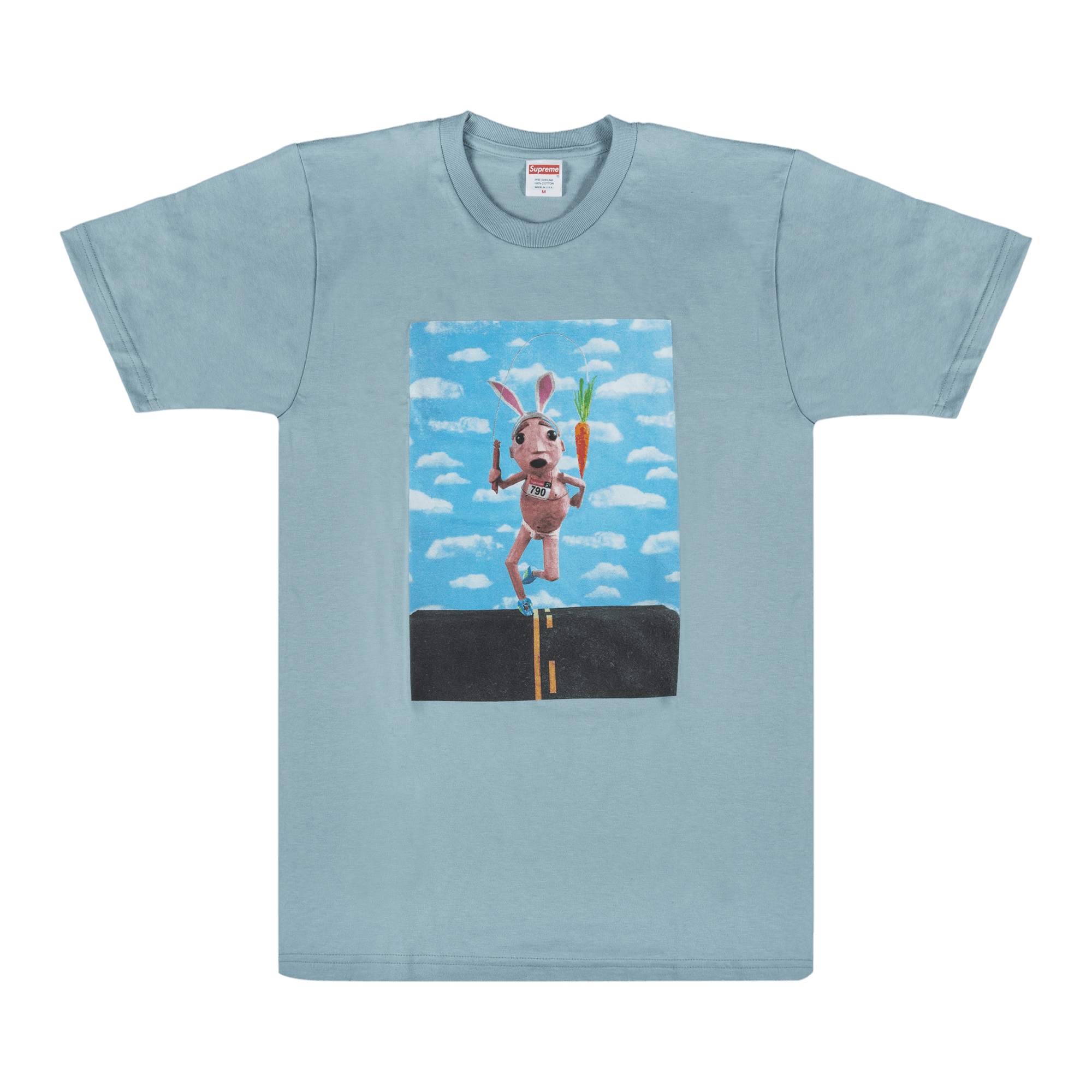 SUPREME MIKE HILL RUNNER T-SHIRT 'SLATE'