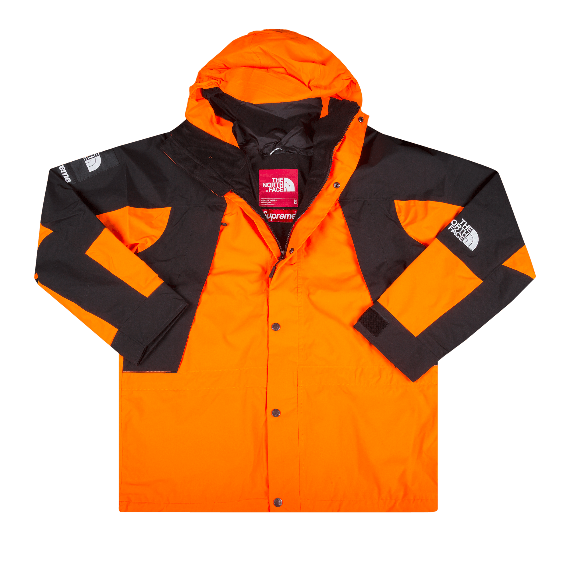 Pre-owned Supreme X The North Face Mountain Light Jacket 'orange'