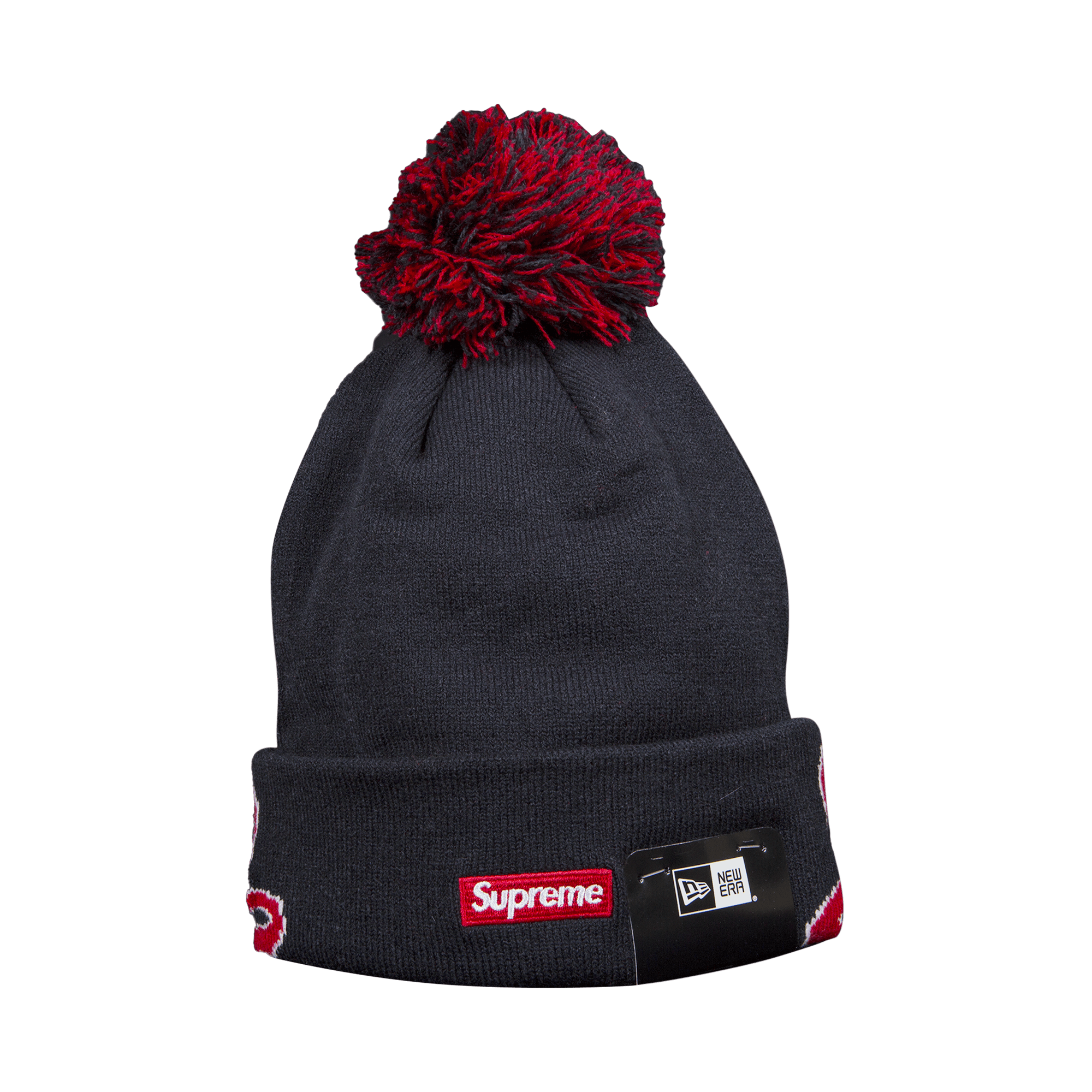 SUPREME SUPREME X NEW ERA SCRIPT CUFF BEANIE 'NAVY'