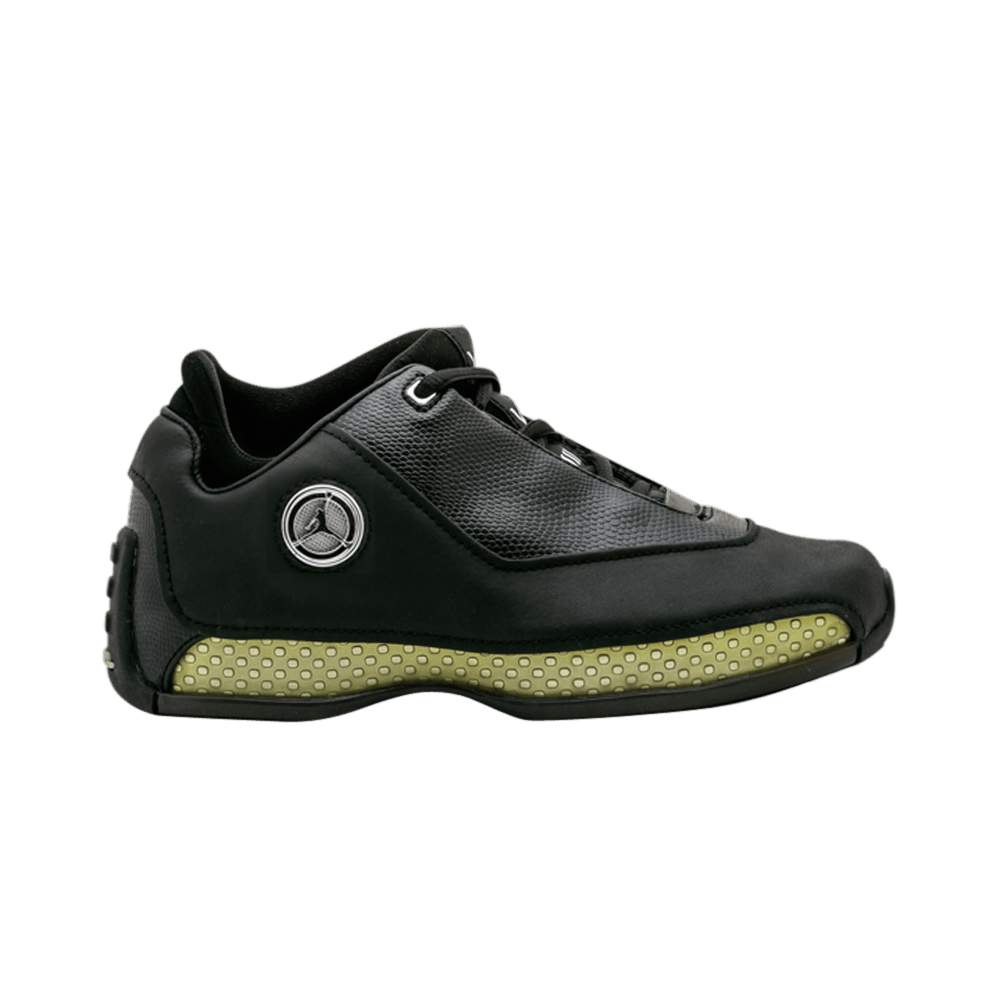 Pre-owned Air Jordan 18 Og Low Gs 'black Chrome'