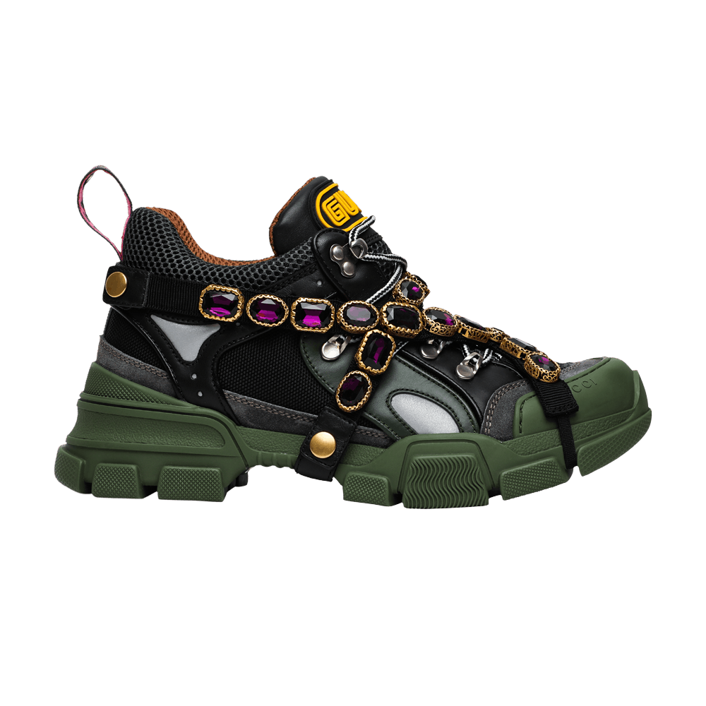 Gucci Wmns Flashtrek Crystals 'Green'