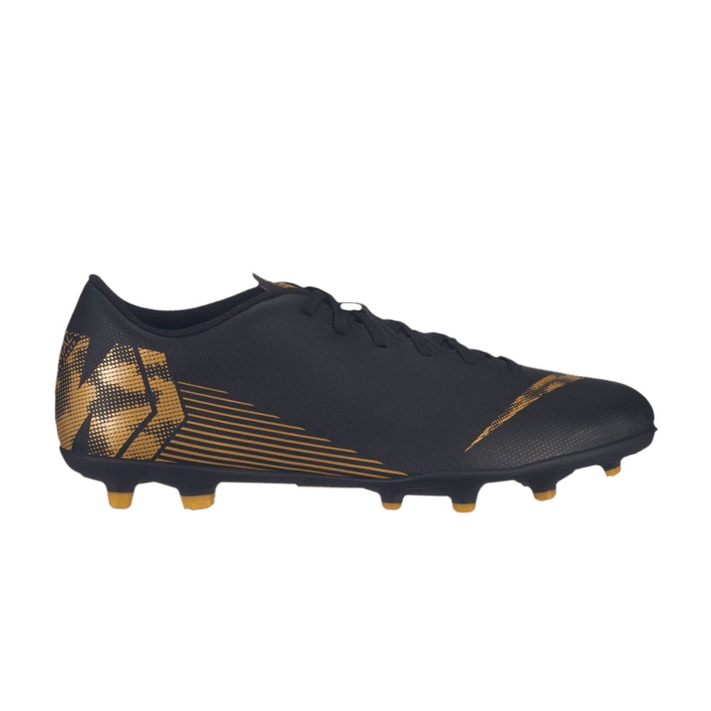 Nike Mercurial Vapor 12 Club FG MG 'Black Metallic Gold'
