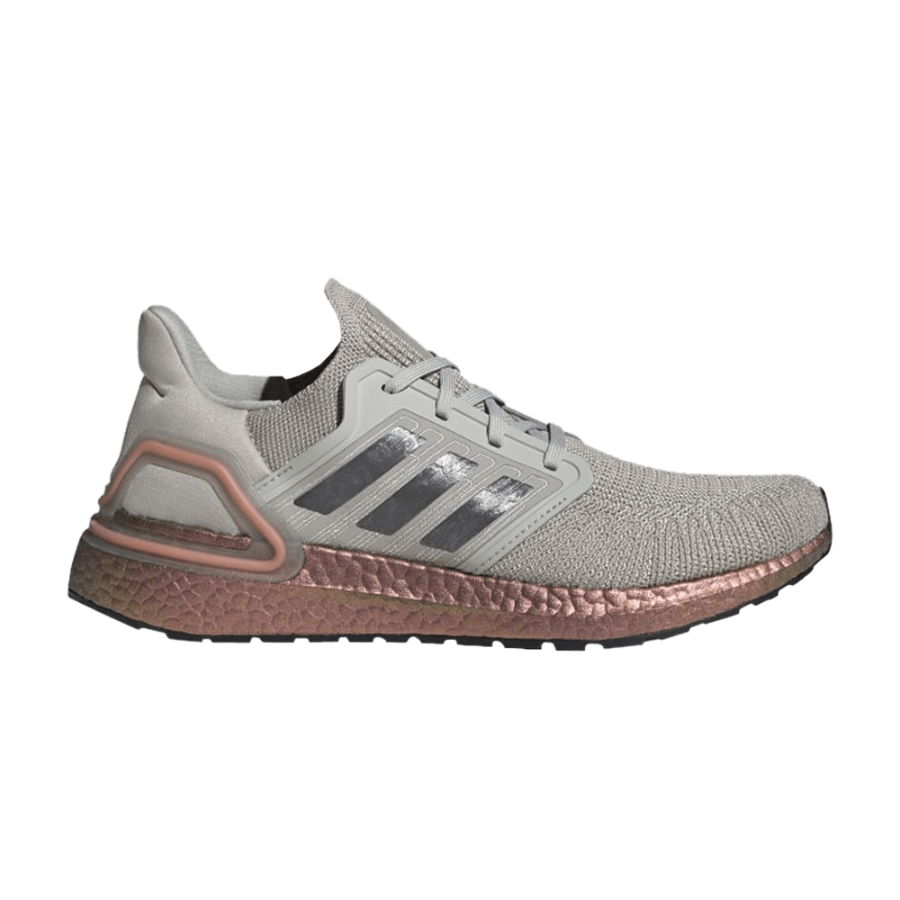 Adidas Ultraboost 20 'Metal Grey Signal Coral'