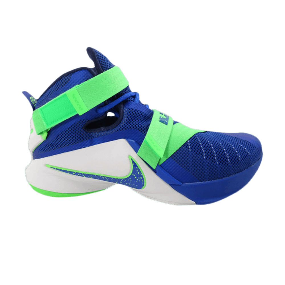Pre-owned Nike Lebron Soldier 9 Ep 'sprite' In Blue
