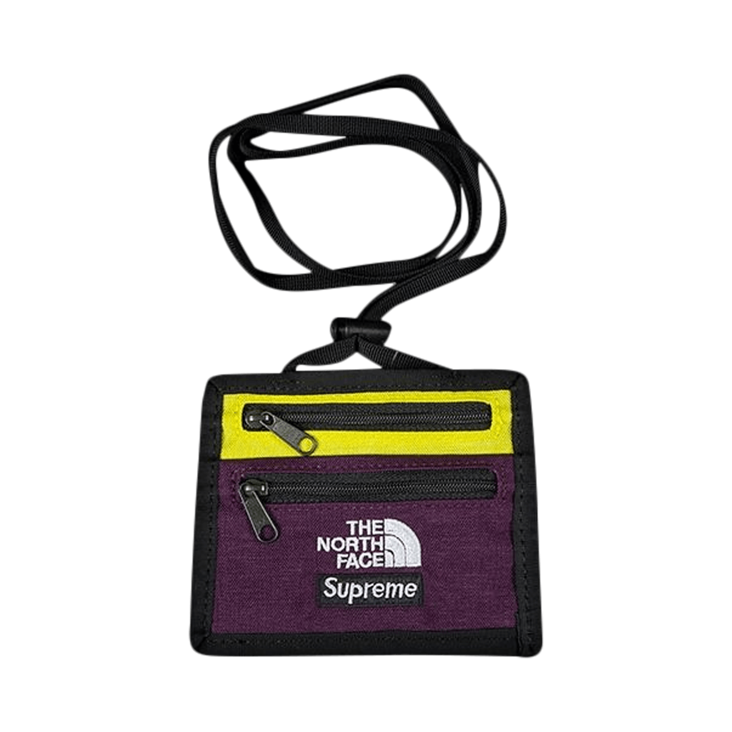 Pre-owned Supreme X The North Face Expedition Travel Wallet 'sulfur' In Yellow