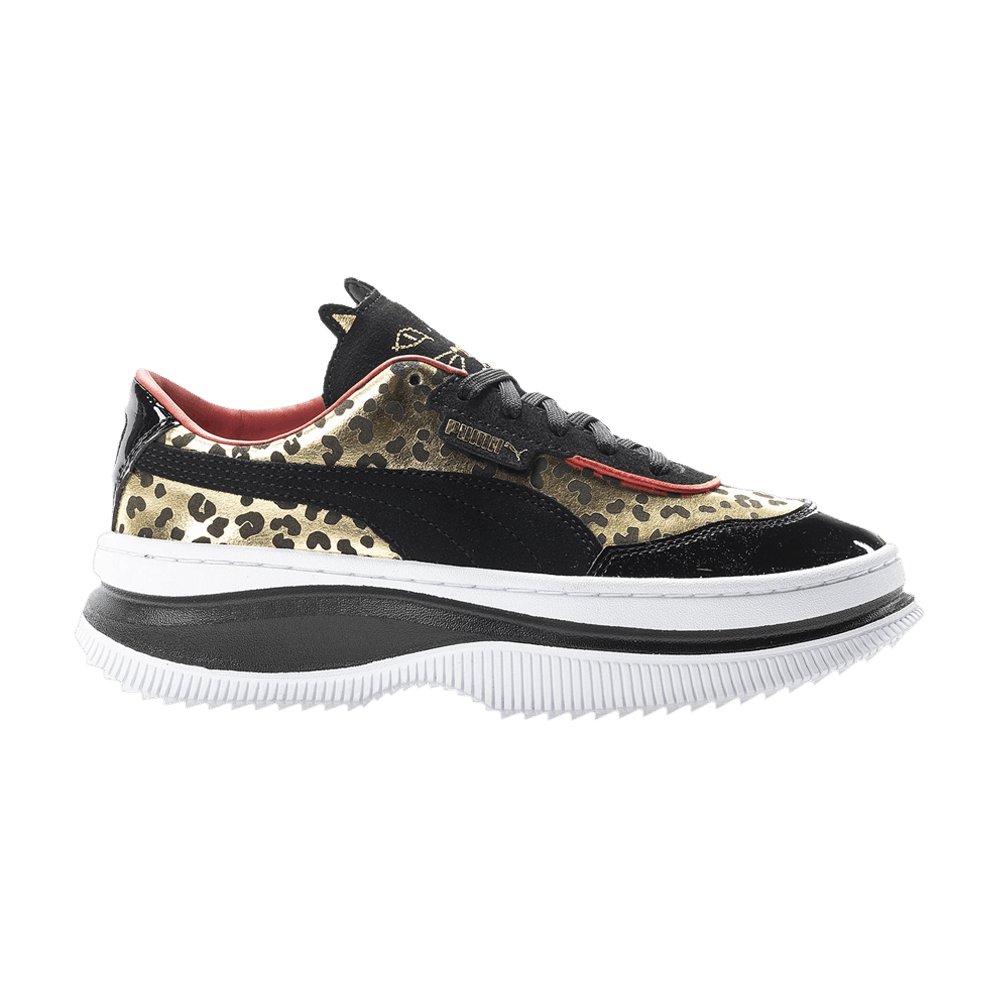 Pre-owned Puma Charlotte Olympia X Wmns Deva Xld 'leopard Print' In Black