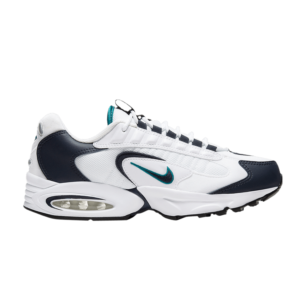 nike men air max triax white obsidian deep emerald black