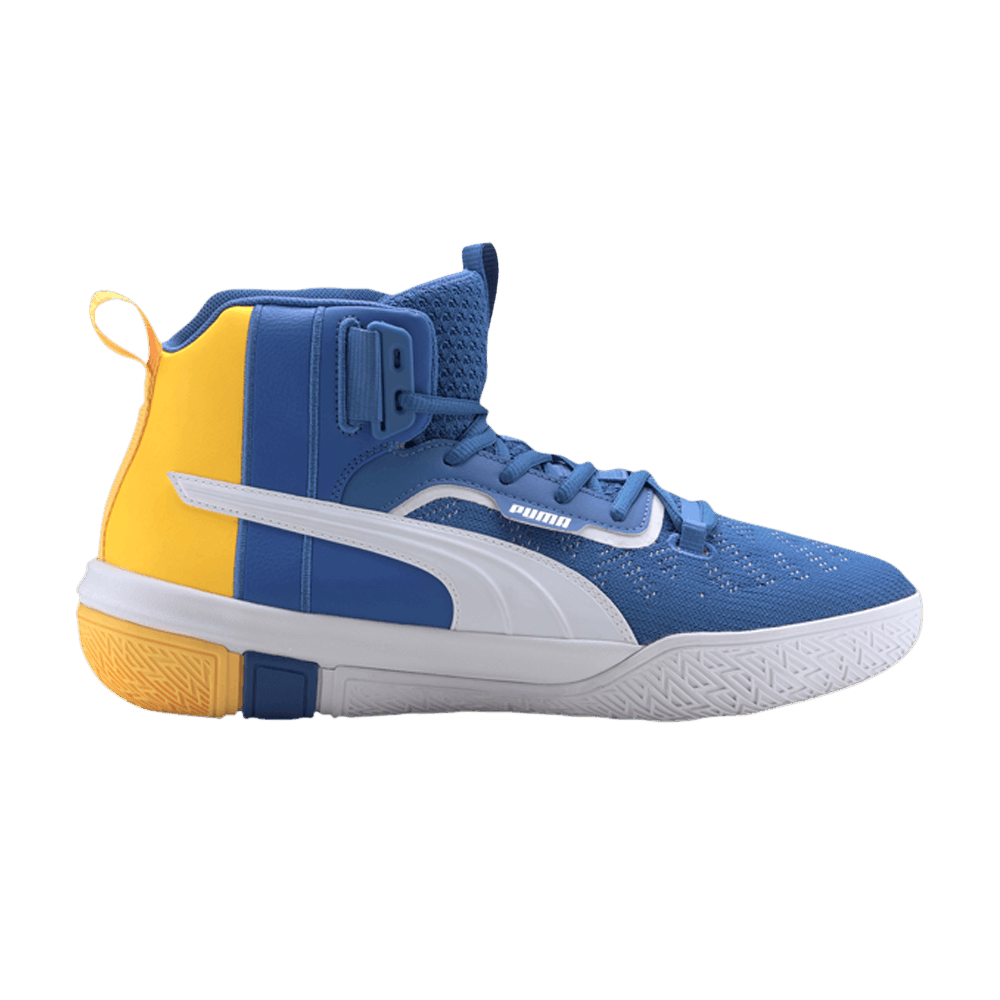 Pre-owned Puma Legacy 'march Madness - Palace Blue Ultra Yellow'