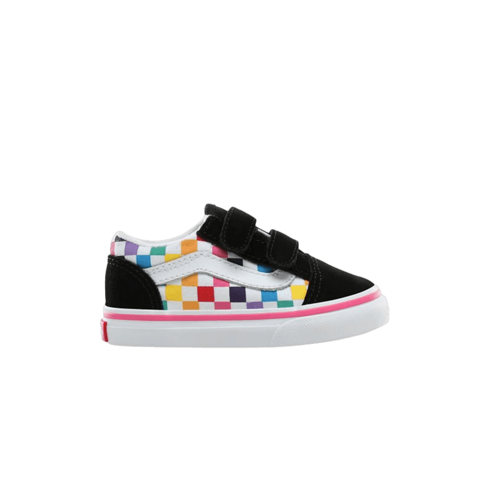 Old Skool V Toddler 'Rainbow Checkerboard'