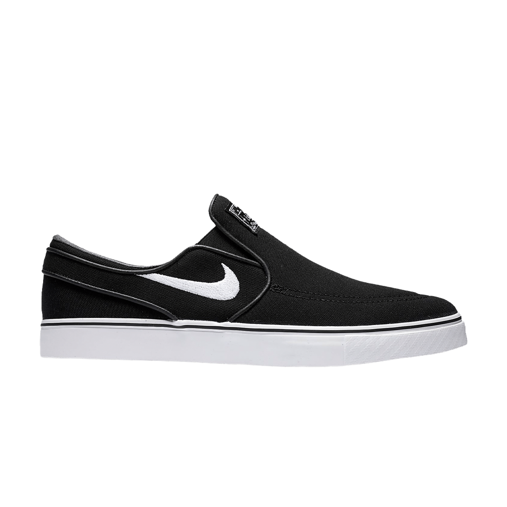 Nike Zoom Stefan Janoski Slip Canvas SB 'Black White' - 831749-010