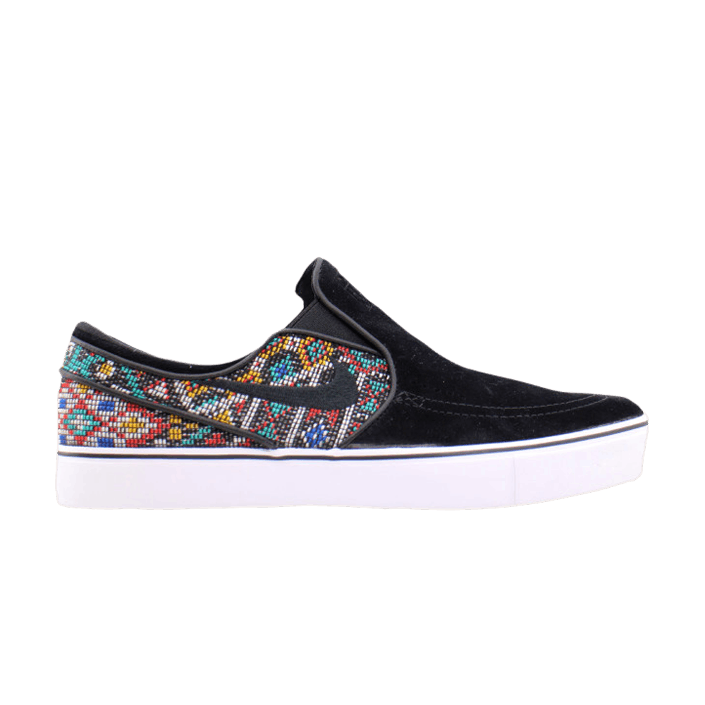 Pre-owned Nike Zoom Stefan Janoski Slip-on Elite 'aztec' In Black