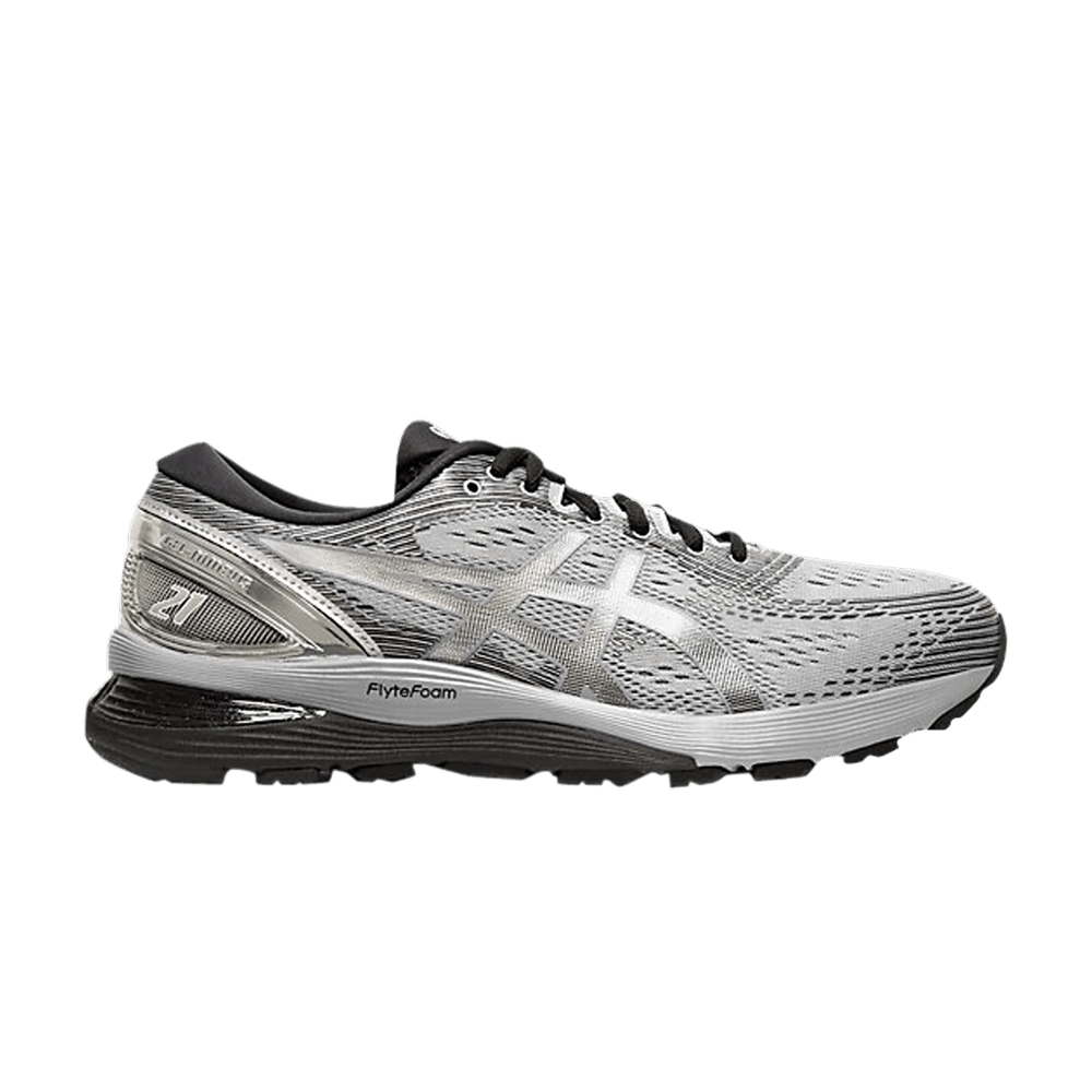 Gel Nimbus 21 Platinum 'Sheet Rock Silver'