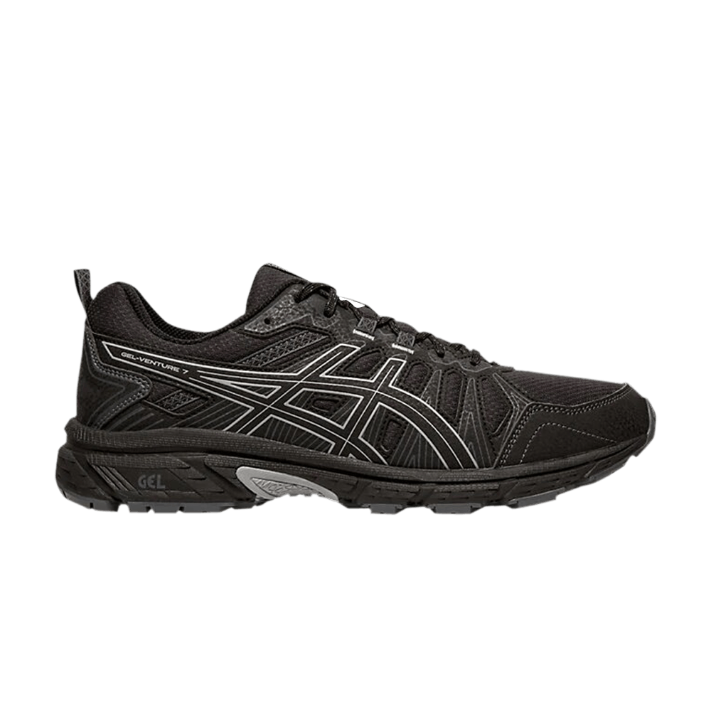 ASICS Gel Venture 7 4E Wide 'Black Sheet Rock' - 1011A561-001