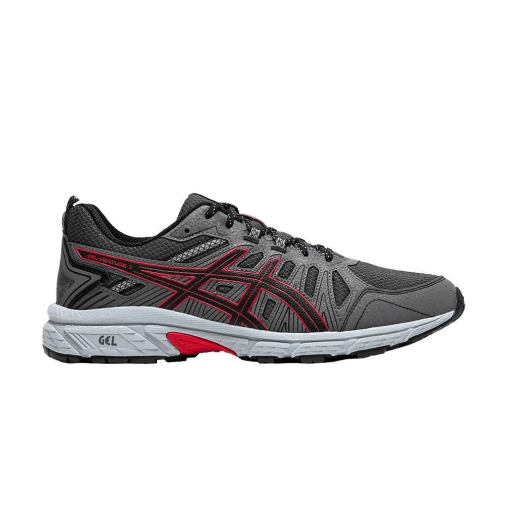 Asics Gel Venture 7 4E Wide 'Black Classic Red'