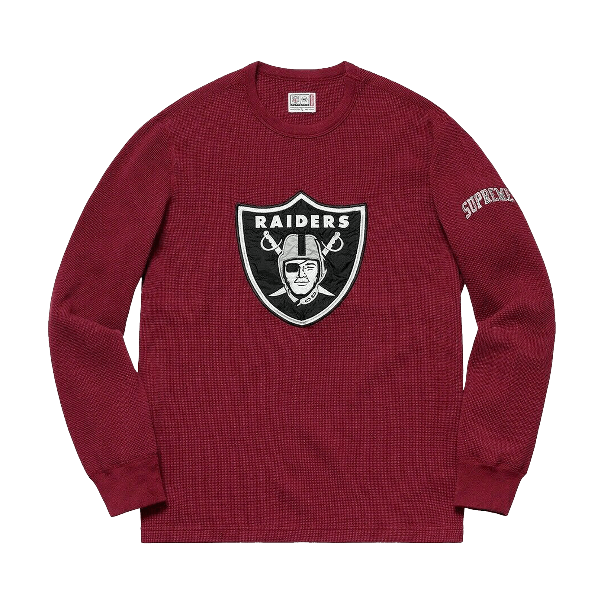 SUPREME X NFL RAIDERS '47 THERMAL 'MAROON'