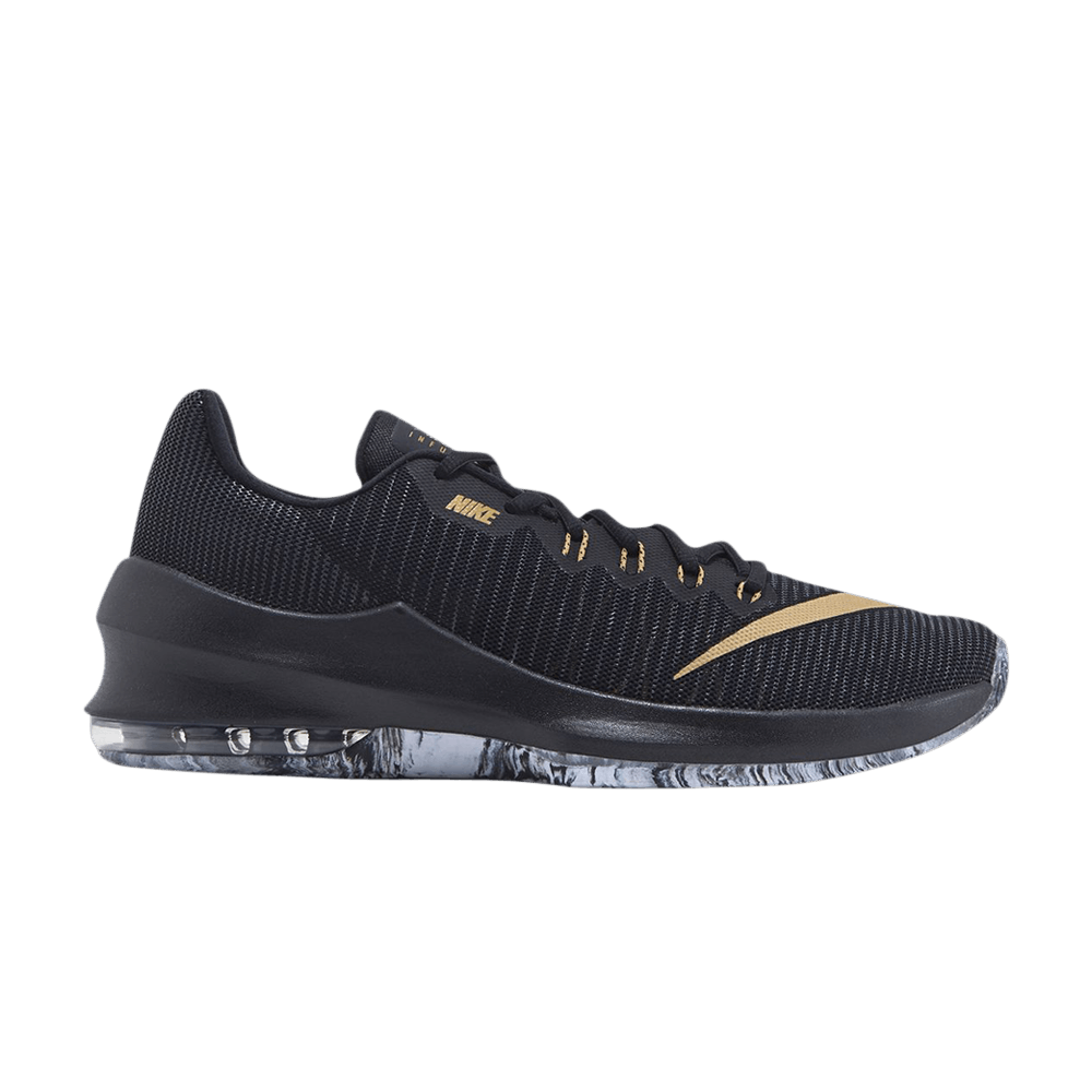 NIKE AIR MAX INFURIATE 2 LOW 'BLACK METALLIC GOLD'