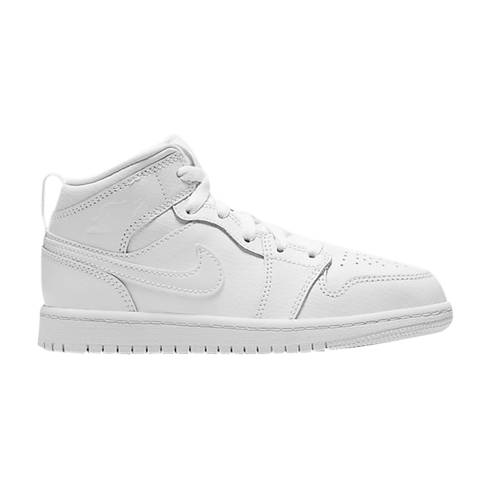 Pre-owned Air Jordan 1 Mid Ps 'triple White'