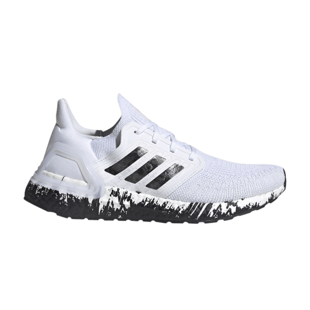 adidas Wmns UltraBoost 20 'Paint Splatter - White Black'