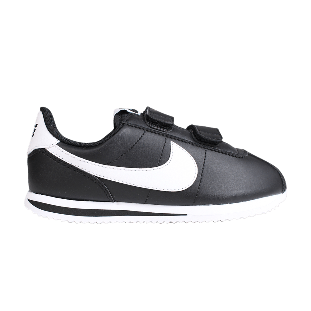 Pre-owned Nike Cortez Basic Sl Ps 'black White'