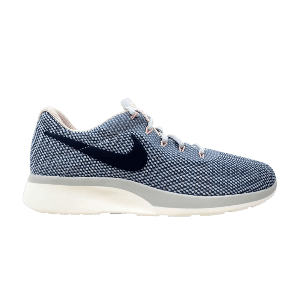 Pre-owned Nike Wmns Tanjun Racer 'platinum Armory Navy' In Blue