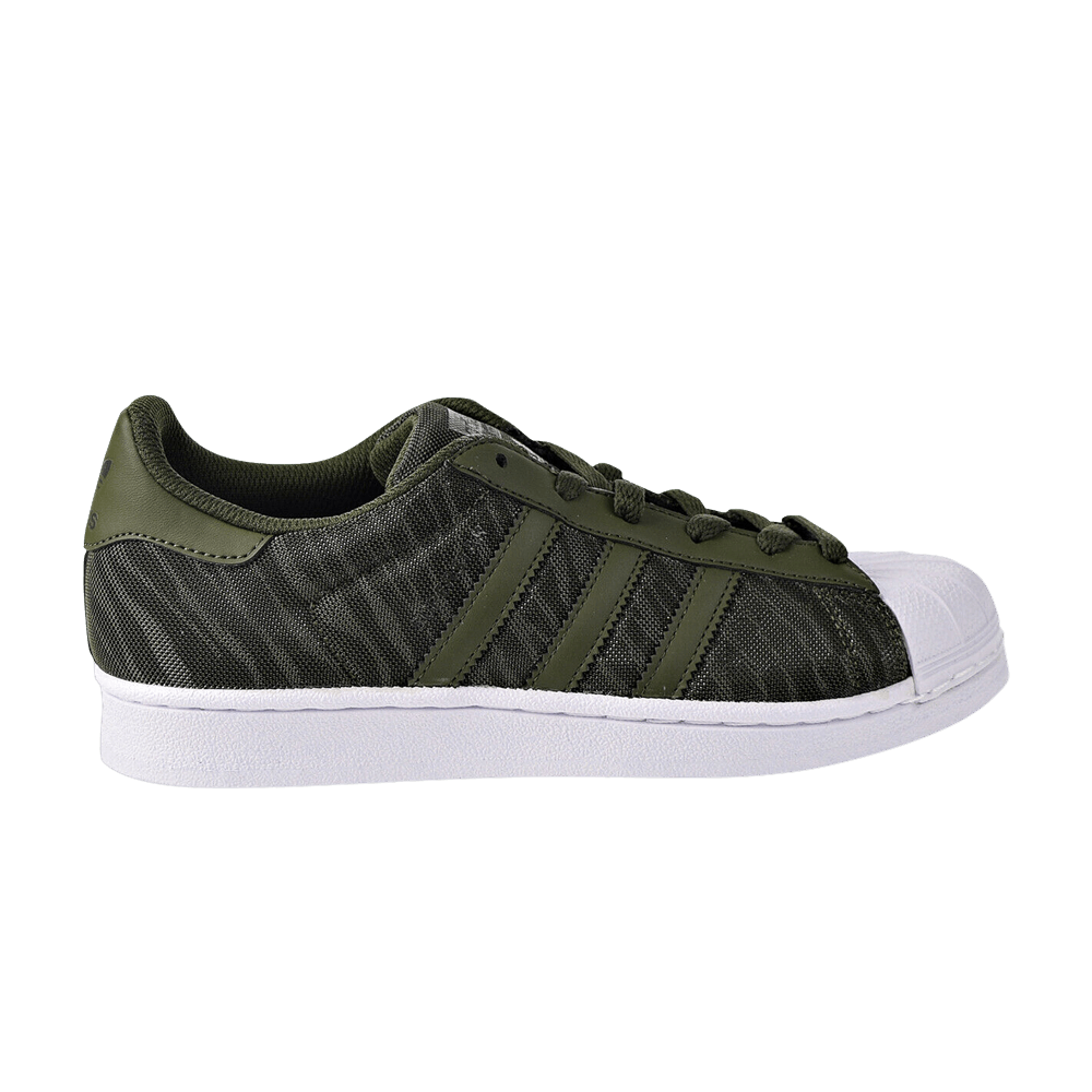 Adidas Superstar Glitter Mesh J 'Night Cargo'