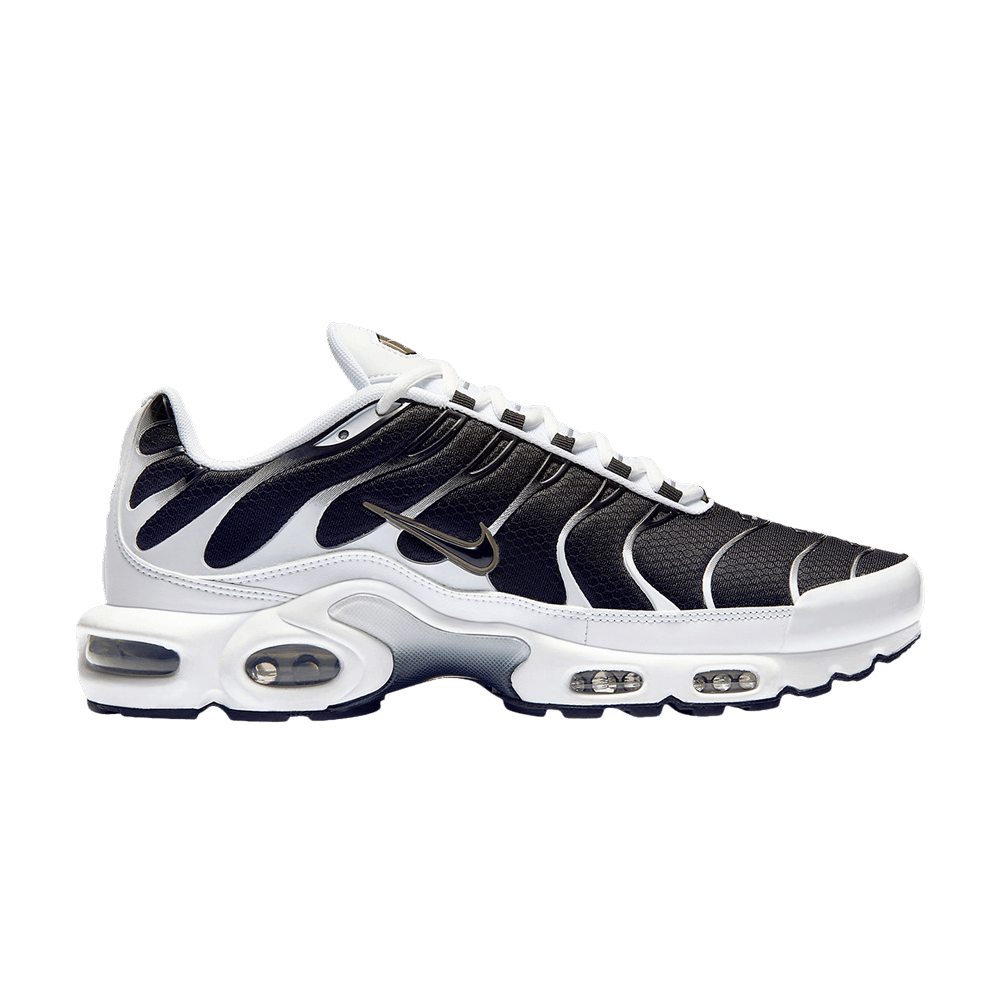 Nike Air Max Plus White Black Metallic Pewter