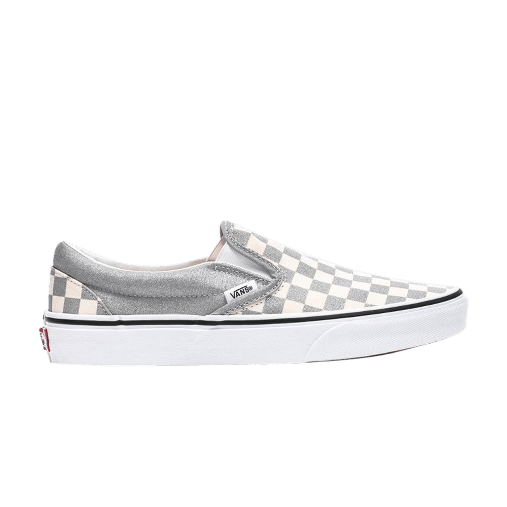 Pre-owned Vans Classic Slip-on 'checkerboard - Silver'
