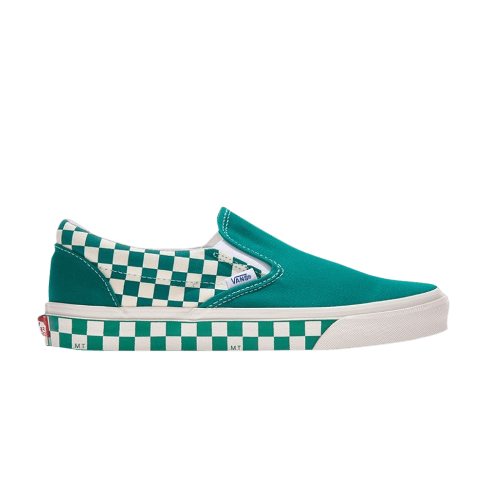 Vans Classic Slip-On 'Sidewall Check - Ultramarine Green'